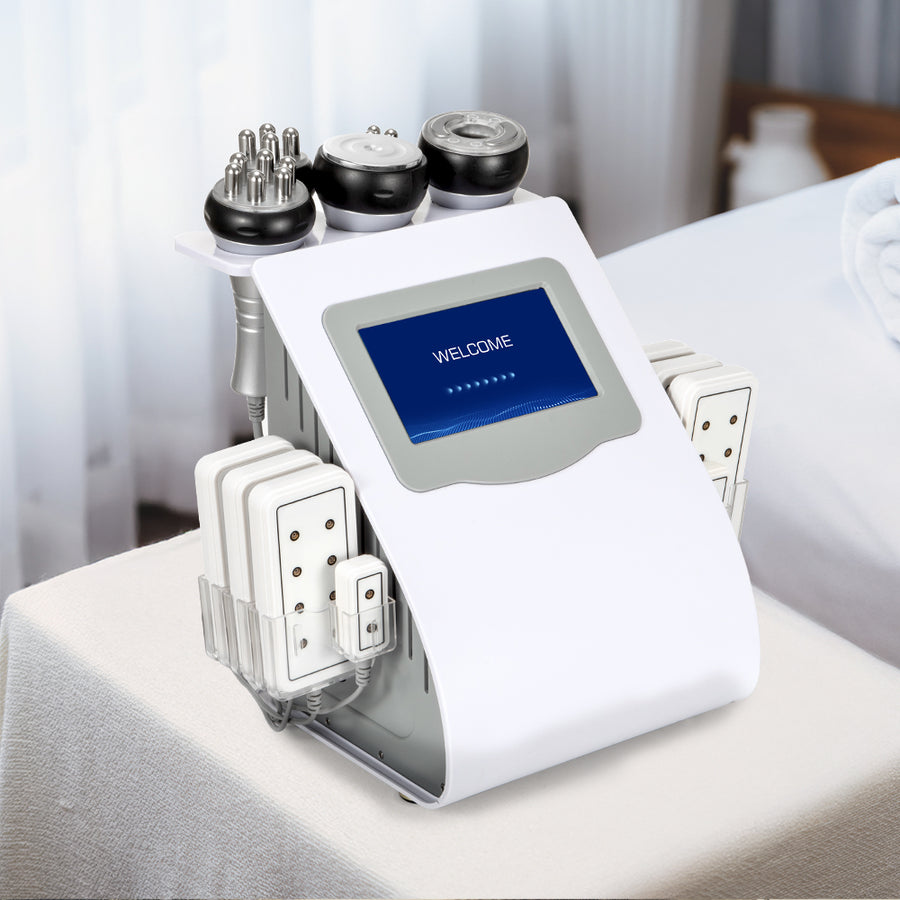 6 In 1 80k Cavitation Machine With Vacuum Radiofrequency For Body Cont