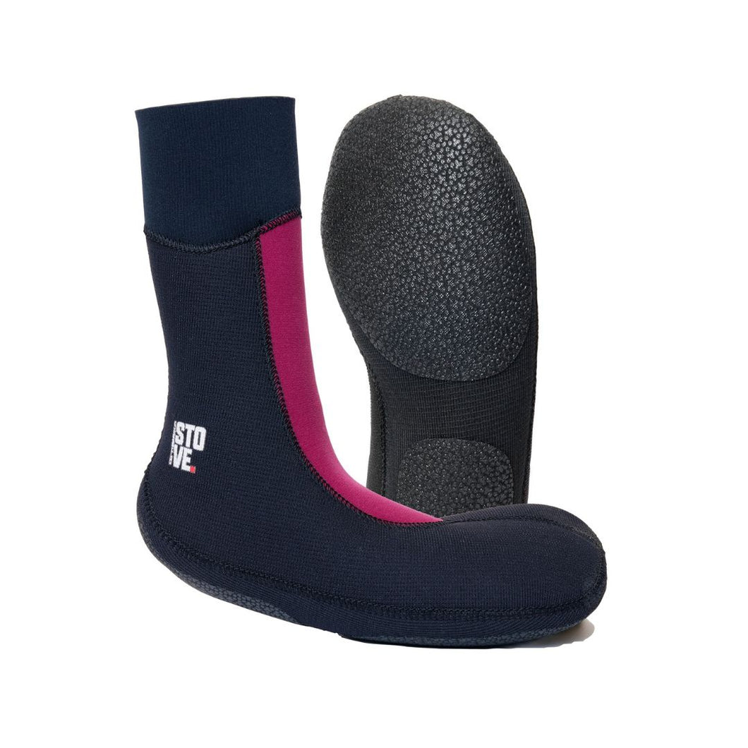 素肌装着性重視 85F1ST3_ 2.5MM ストーブライトソックス起毛 ラウンド