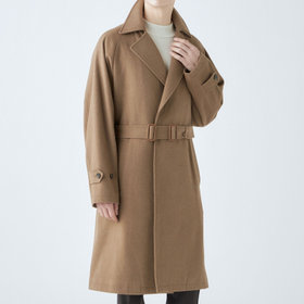 SL】ウールブレンドタイロッケンコート/サンドブラウン（SLR2304-31_R