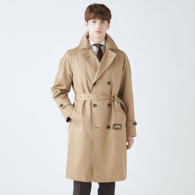 発送在庫あり】【SL】コットンブレンド ダブルトレンチベルテッド