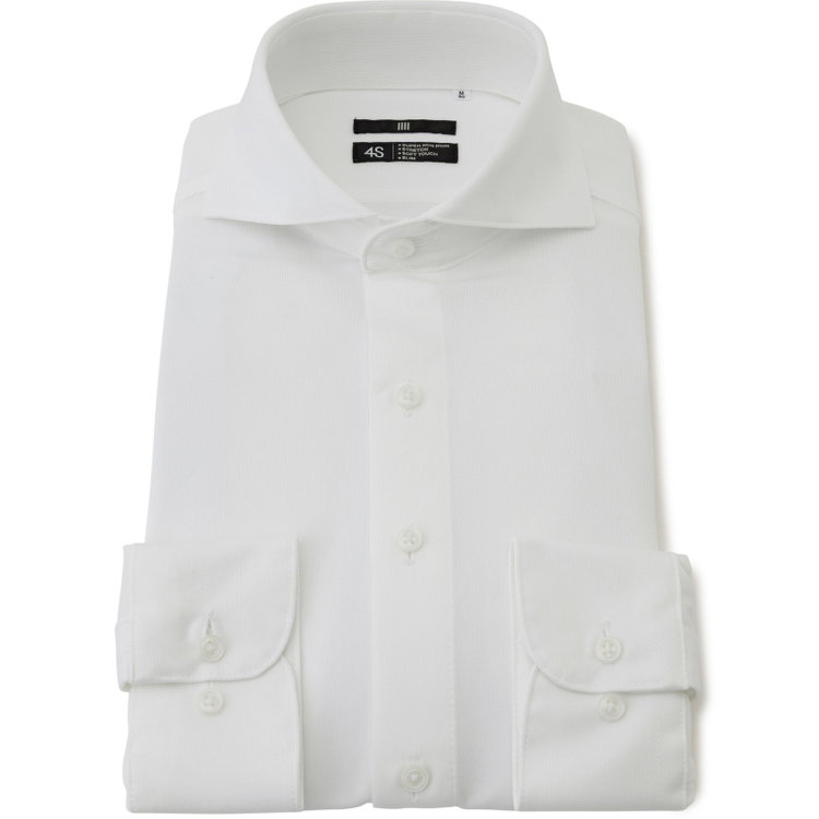 BLACK LINE】【形態安定】【ノンアイロン】タブカラードレスワイシャツ