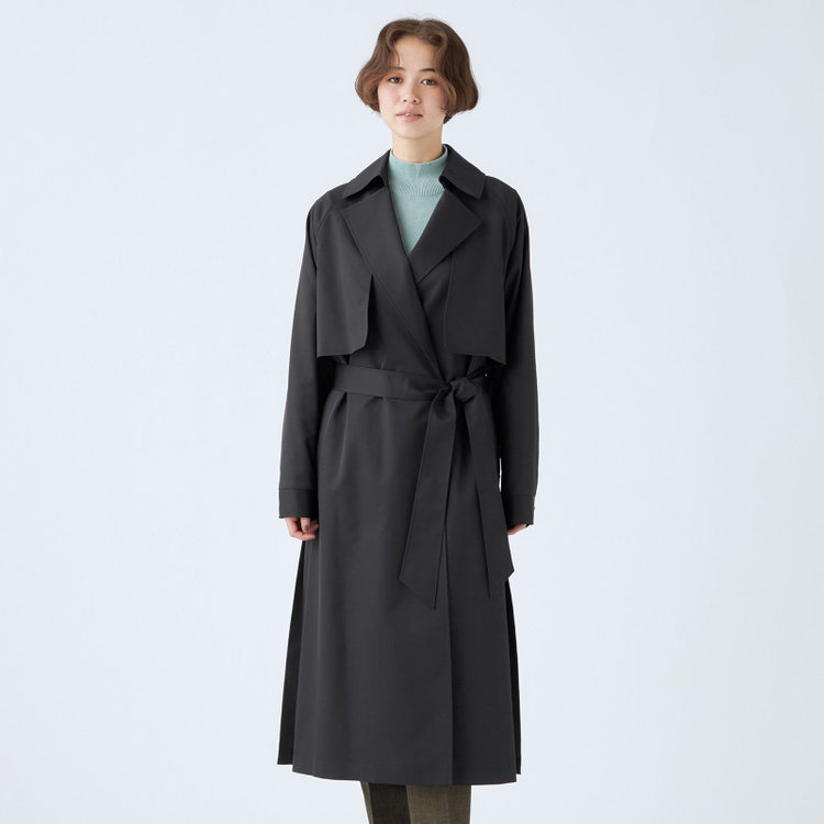 SL】【秋冬】デイリー・セレモニー兼用・大人トレンチコート/ネイビー