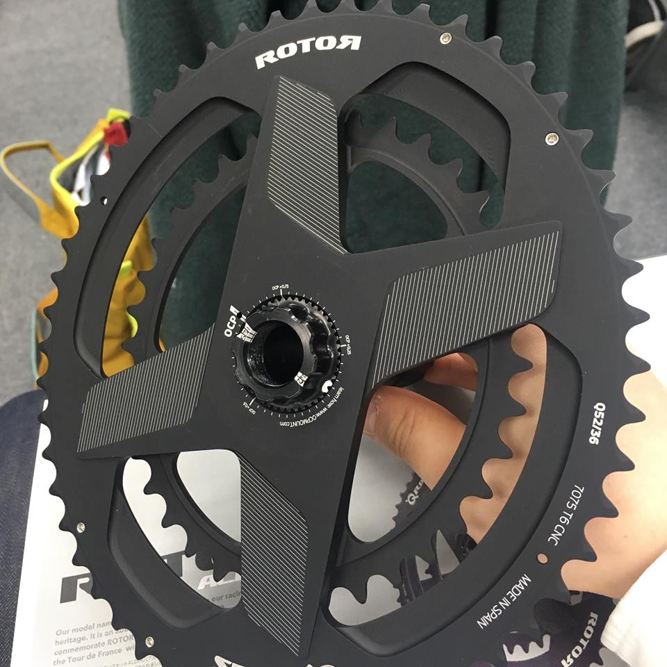 ROTOR ALDHU 3D+ 2019 Q-rings 150 155 160 165 DIRECT MOUNT SPIDER