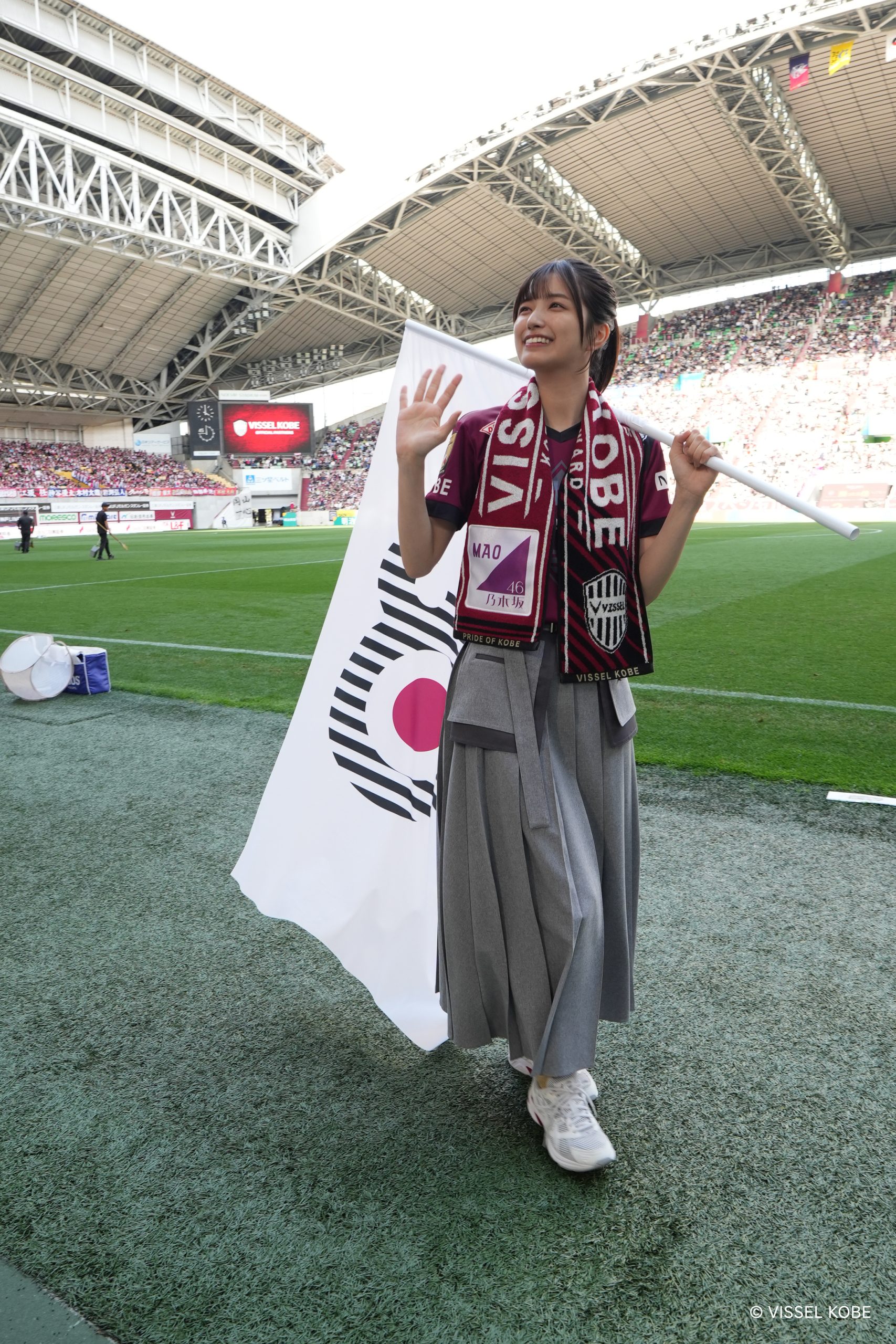 乃木坂46 五百城茉央さんがヴィッセル神戸のクラブ30周年アンバサダー