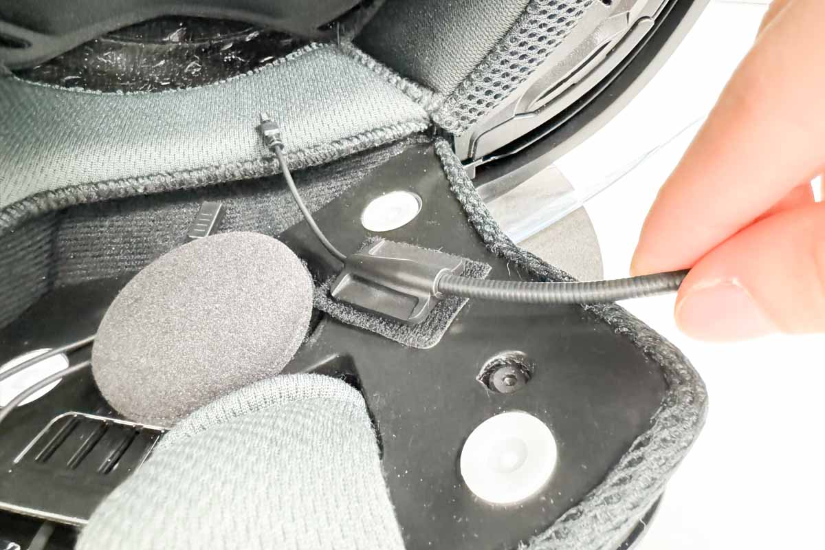 B+COM TALK バイク用インカム ジェットヘルメット取付方法 OGK KABUTO