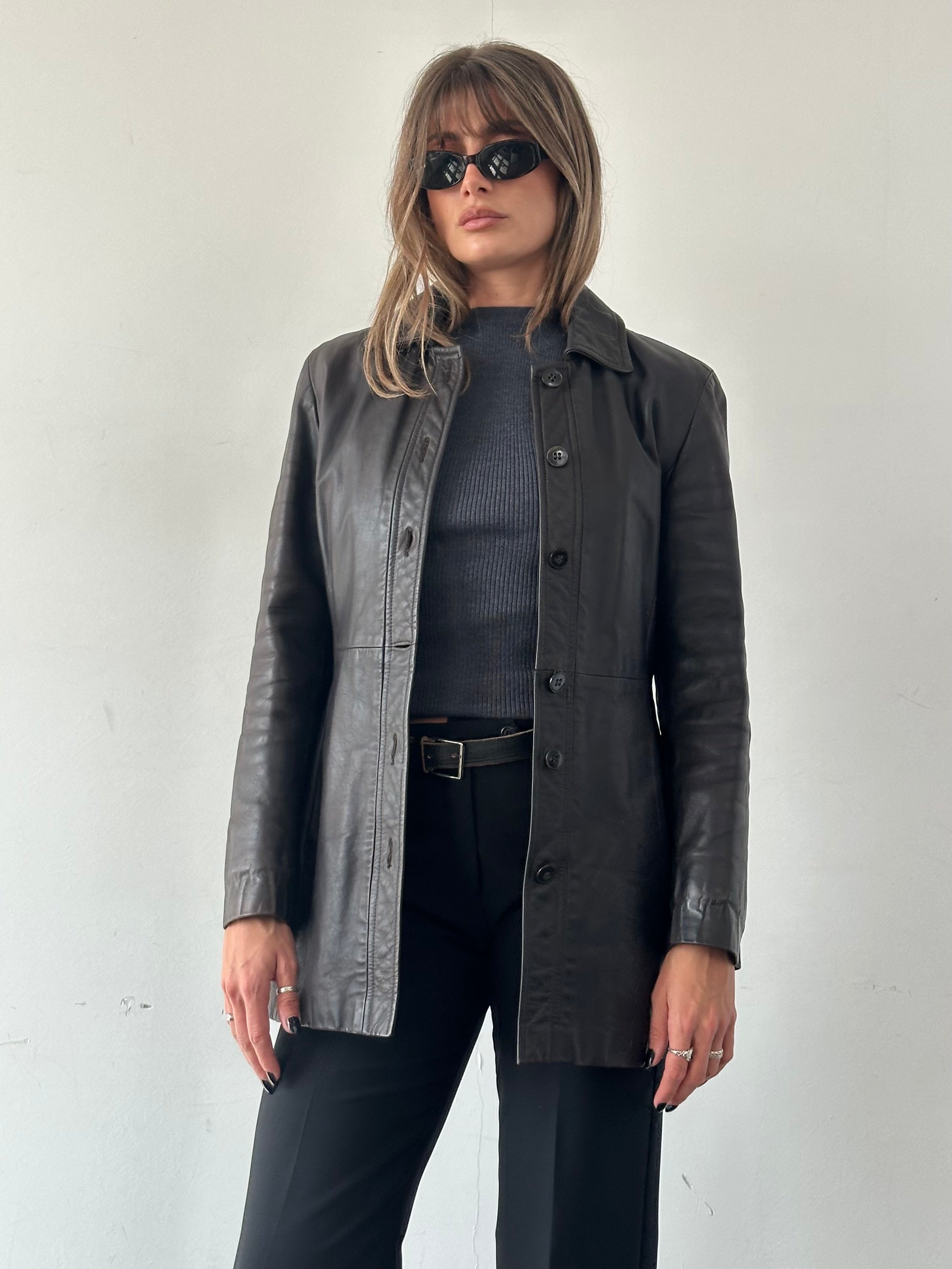 Emporio Armani Leather Jacket - S