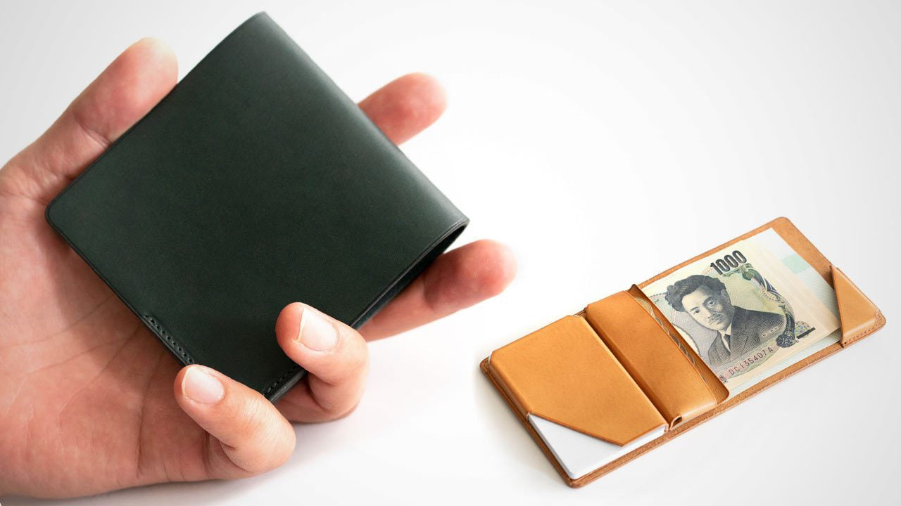 国内新記録 「小さい薄い財布」Hitoe Fold | SYRINX